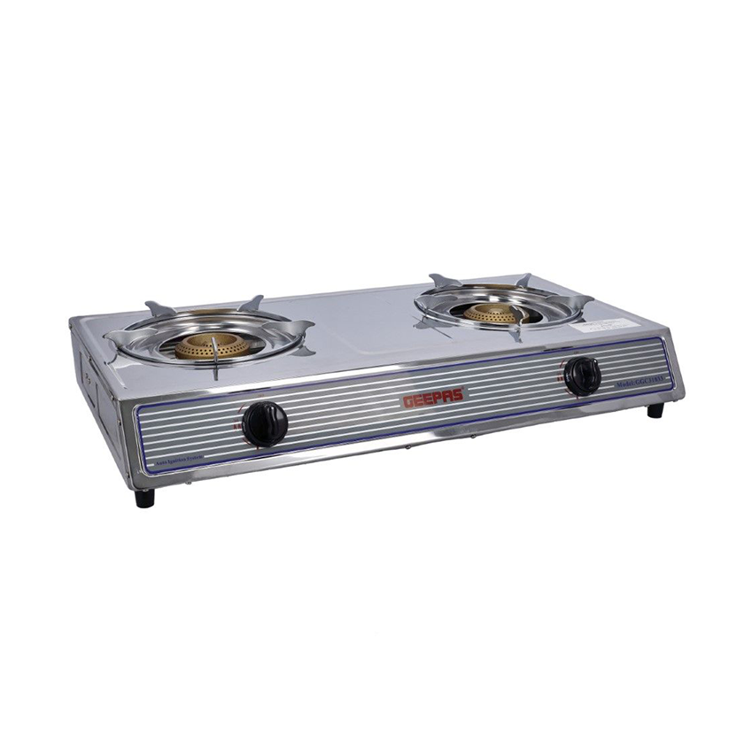 Geepas 2 burner on sale gas stove