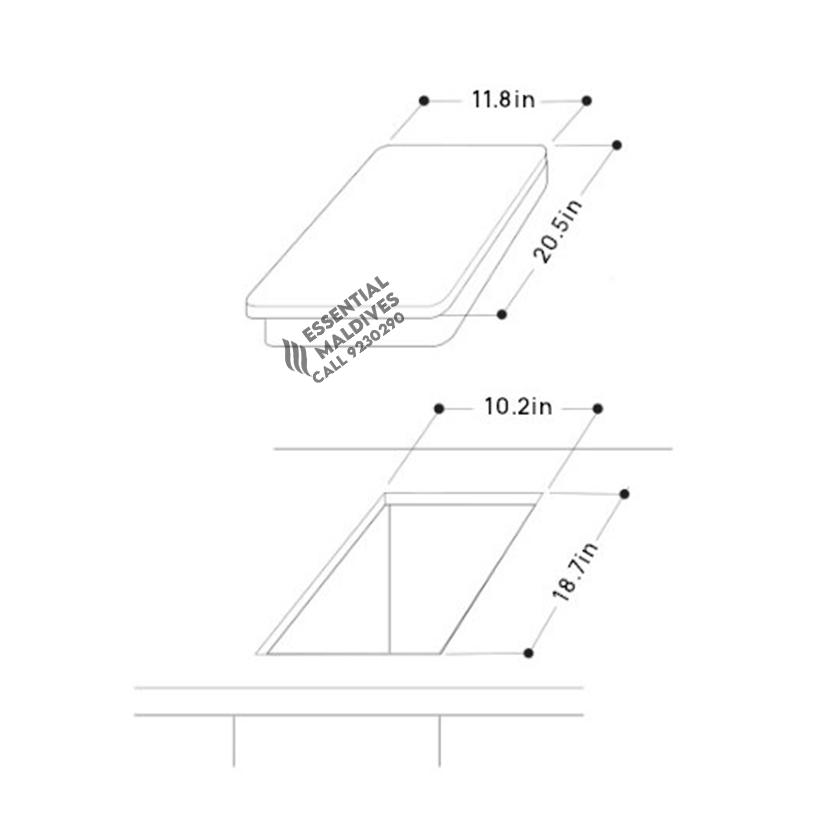 Super General 2 Burner Built-In Gas Hobs (BGL)