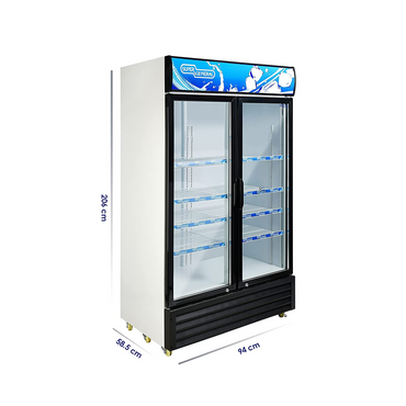 Super General 600L Sliding Door Chiller – SGSC818IF