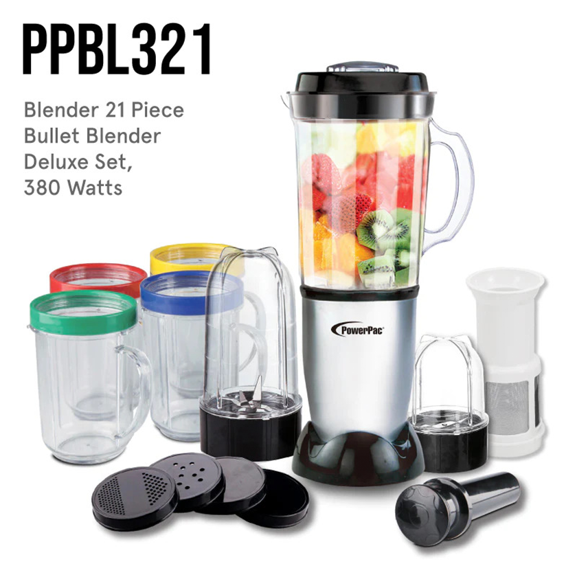 PowerPac 21 PCS Bullet Blender PPBL321