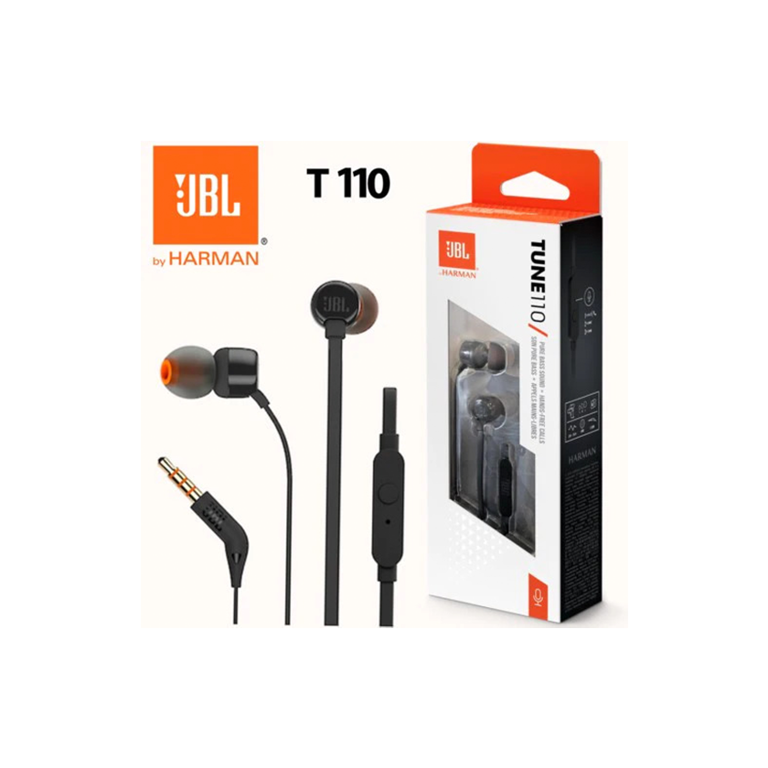 JBL TUNE 110 - In-Ear Headphones With One-Button Remote