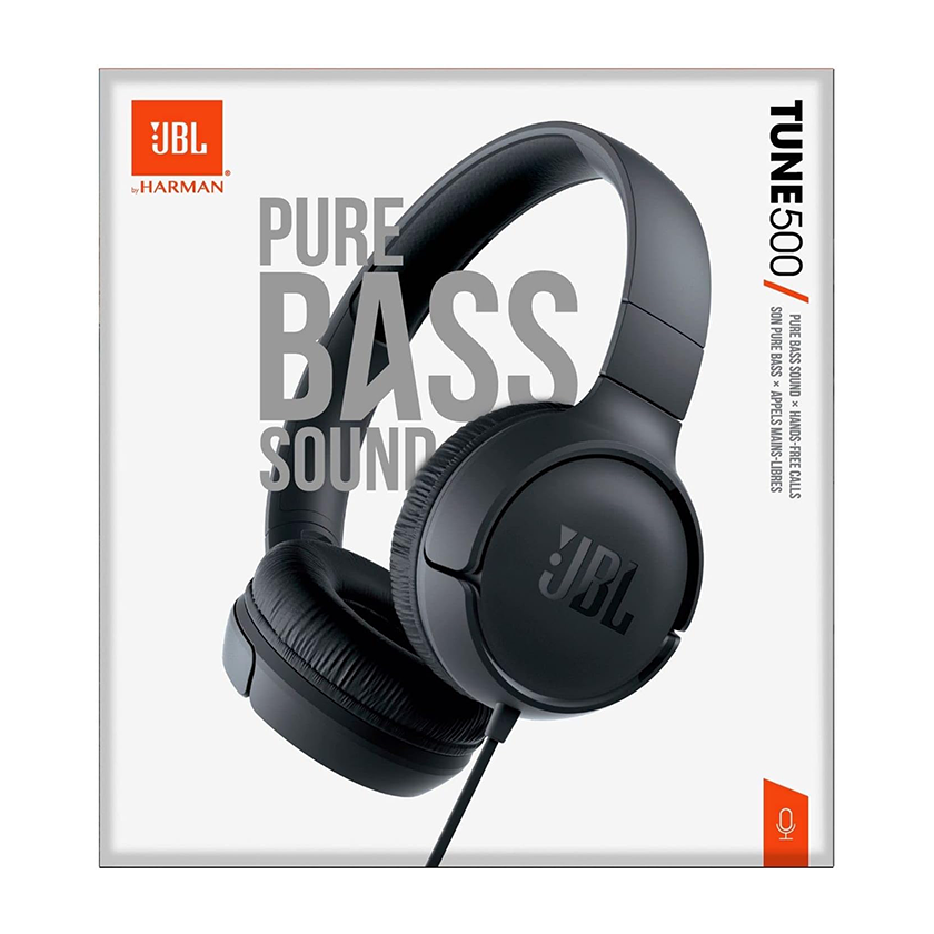 JBL TUNE 500 - Wired On-Ear Headphones