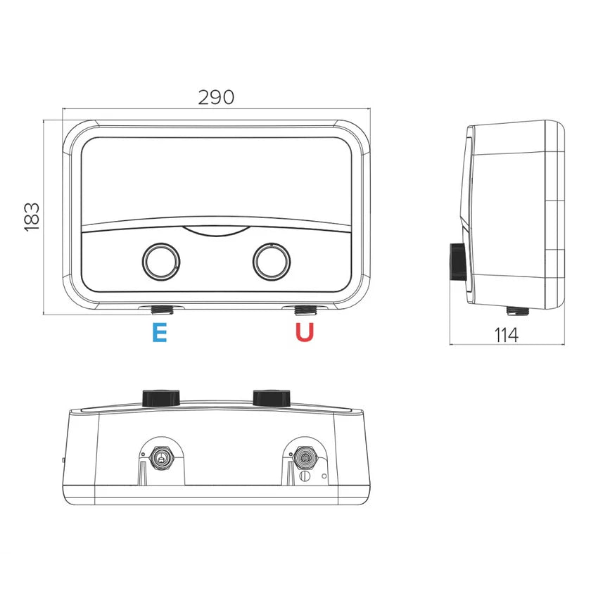 Ariston Instant Water Heater Aures SF 5.5