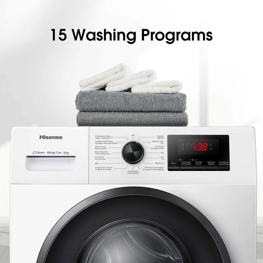 Hisense Front Load Washing Machine 8KG