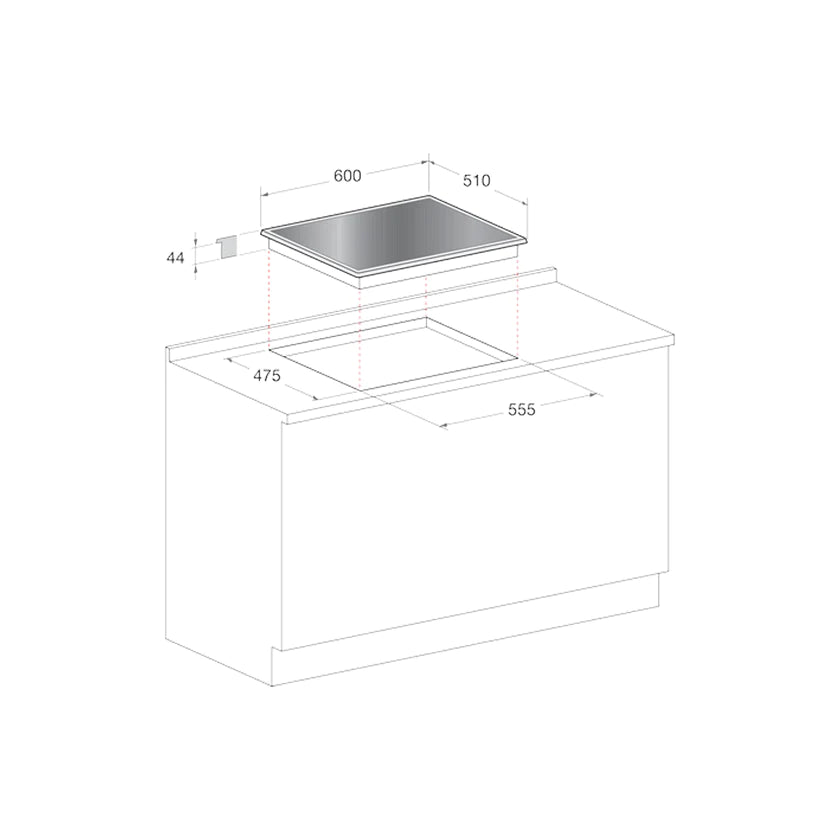 Indesit 4 Gas Burner