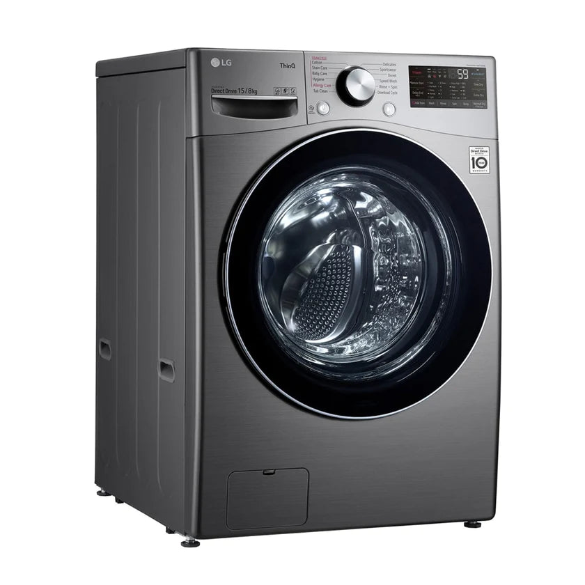LG 15KG Inverter DD™ | Steam™ Front Load Washer Dryer