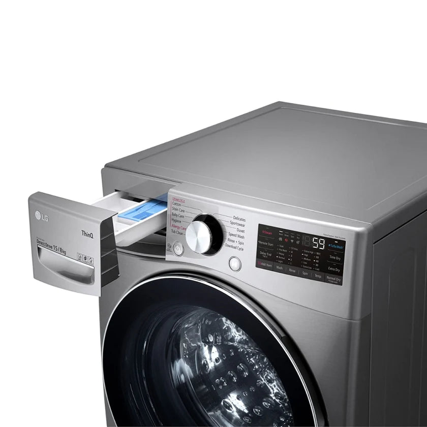 LG 15KG Inverter DD™ | Steam™ Front Load Washer Dryer