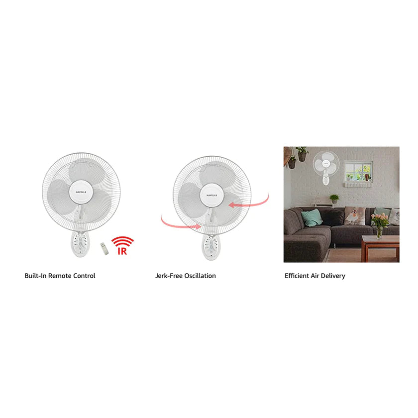Havells 16" Wall Fan (Remote Control)
