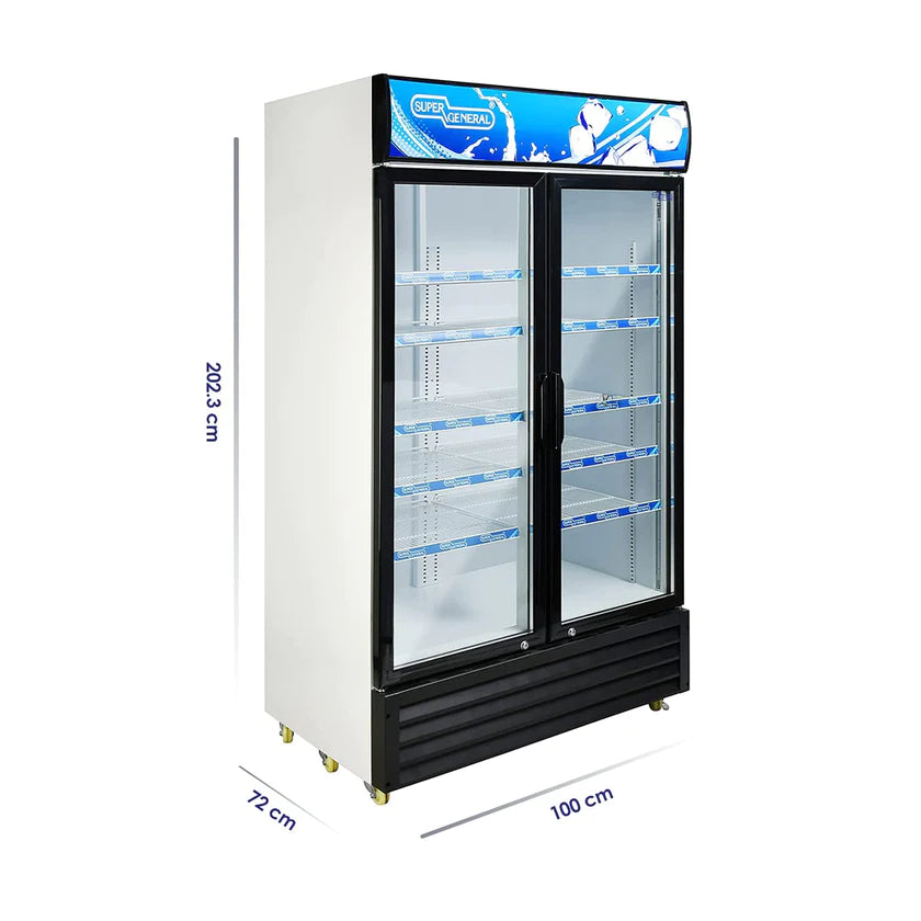 Super General 1200L Double Door Chiller