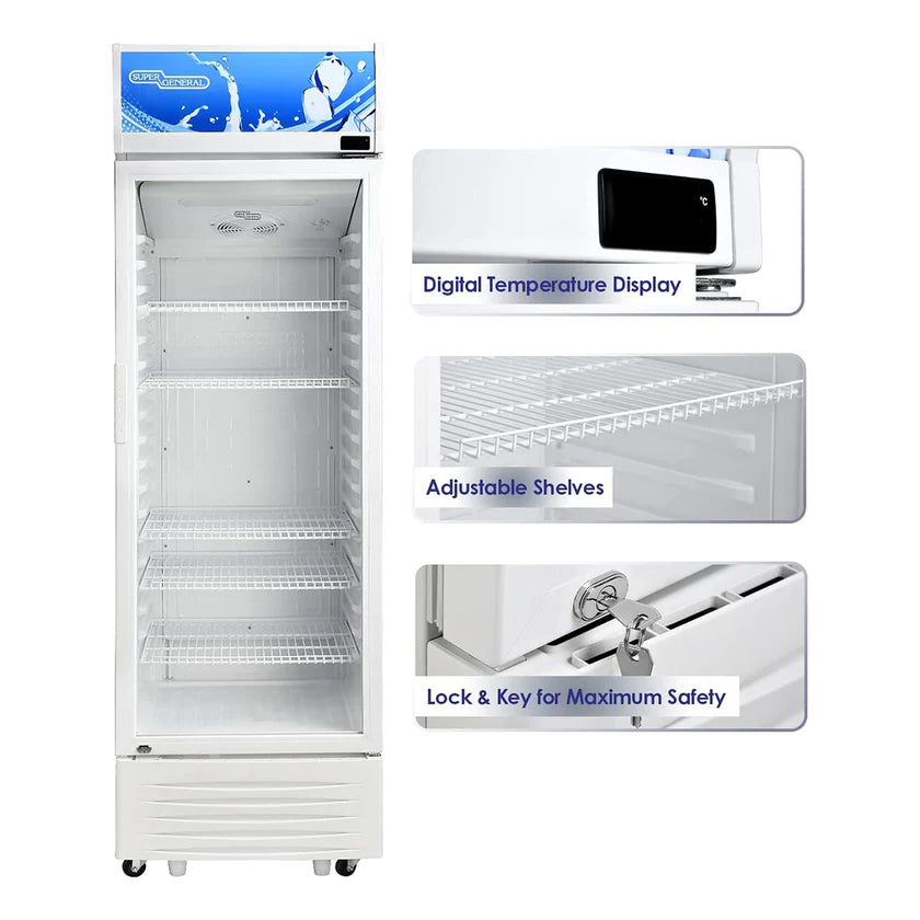 Super General 338L Single Door Chiller