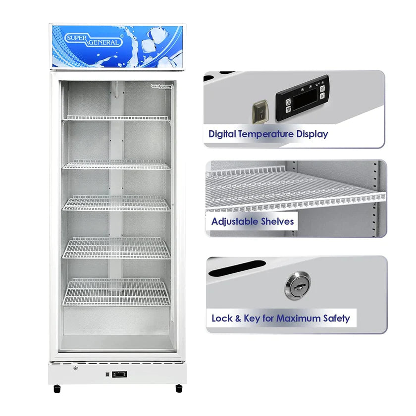 Super General 600L Single Door Chiller