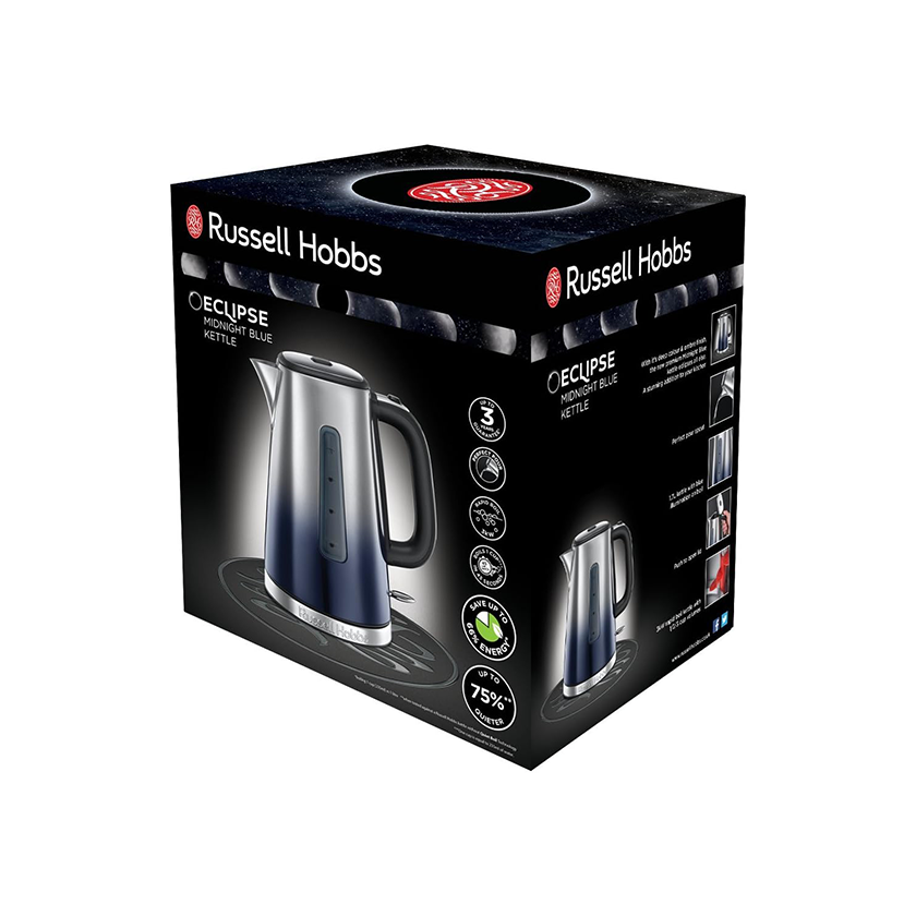 Russell Hobbs Luna Eclipse Kettle - Midnight Blue 25111