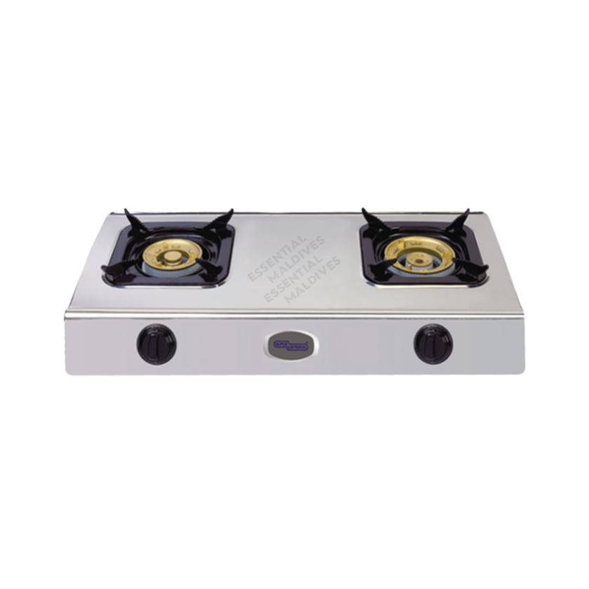 Super General Table Top 2 Burner Gas Stove SGB02SS