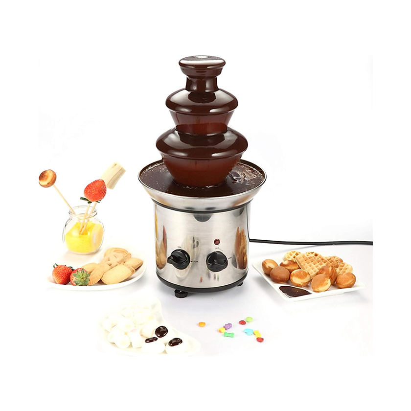 Electric Mini Retro Style 3 Tiers Chocolate Fountain Machine