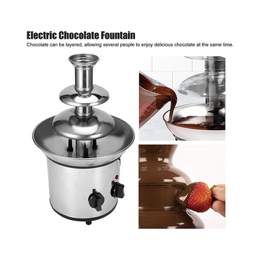 Electric Mini Retro Style 3 Tiers Chocolate Fountain Machine