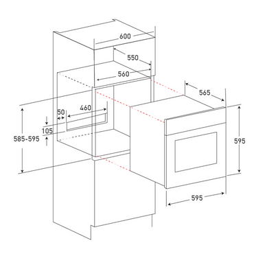 Super General 60cm Built-in Oven