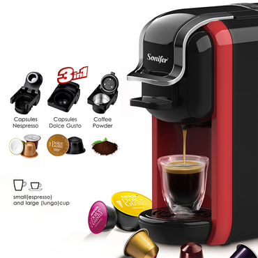 Sonifer 3 in 1 Multi Capsule Coffee Machine