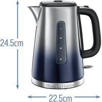 Russell Hobbs Luna Eclipse Kettle - Midnight Blue 25111