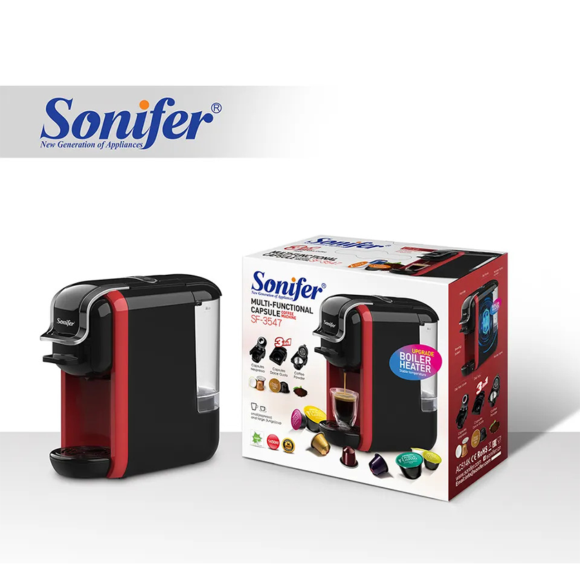 Sonifer 3 in 1 Multi Capsule Coffee Machine