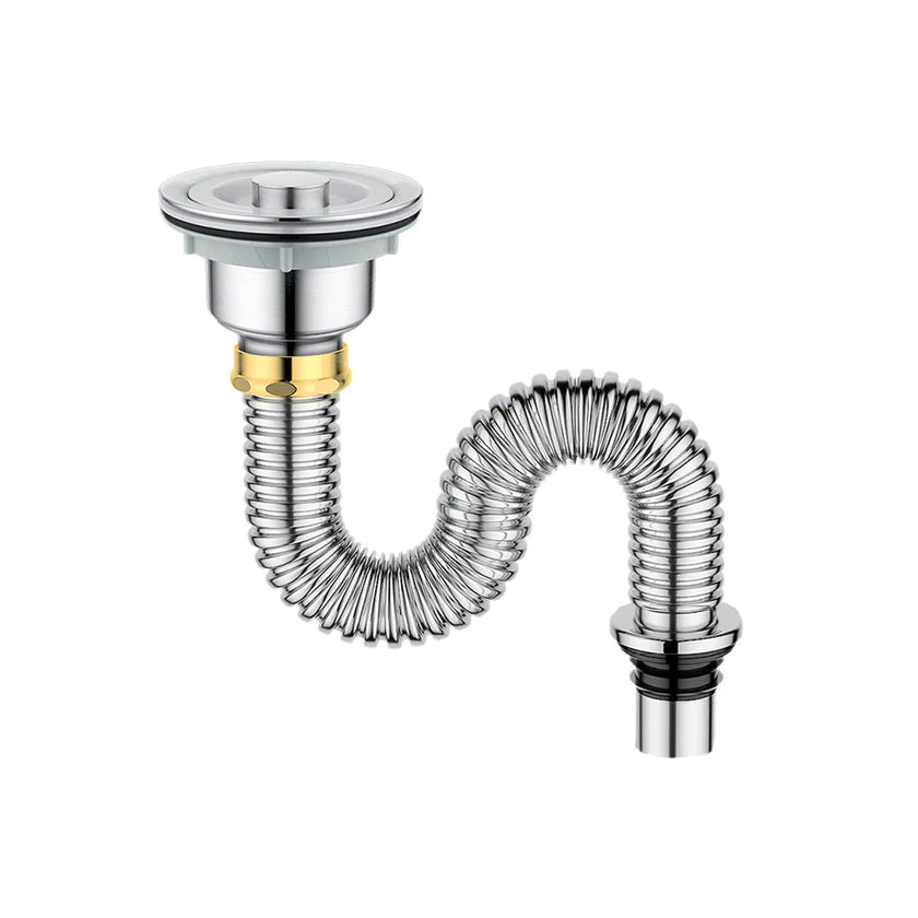 Famal Kitchen Sink Drain Filter & SS Pipe