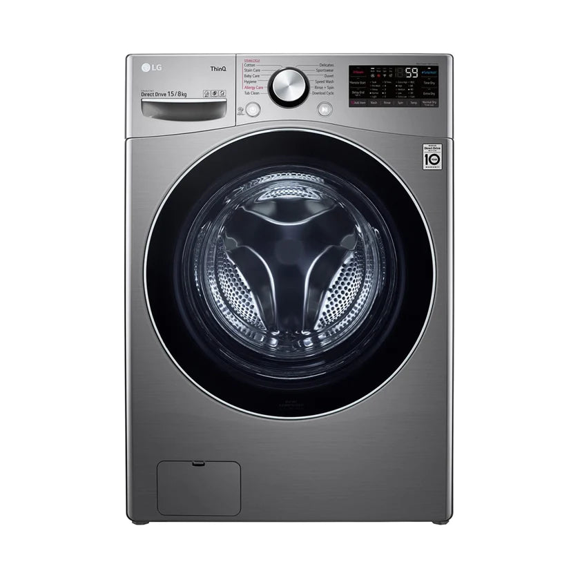 LG 15KG Inverter DD™ | Steam™ Front Load Washer Dryer