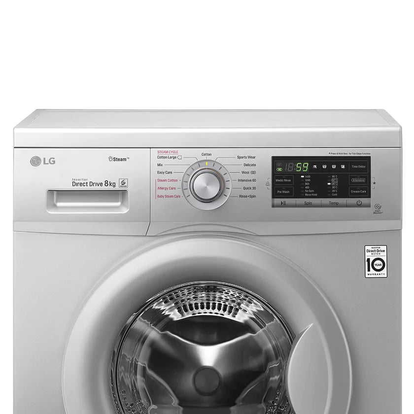 LG 8KG Inverter DD™ | Steam™ Front Load Washing