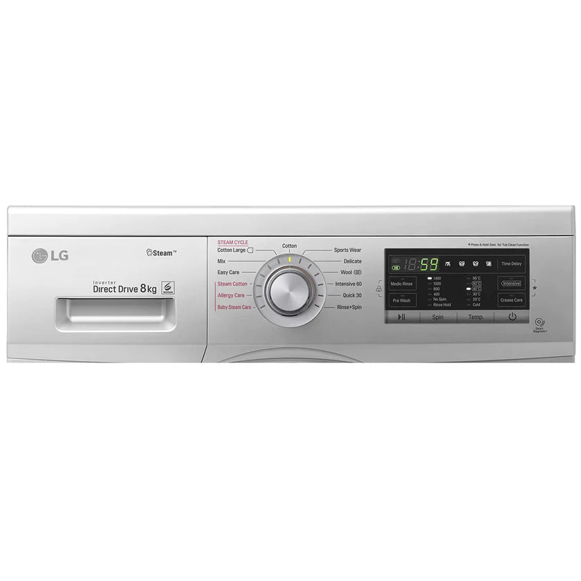 LG 8KG Inverter DD™ | Steam™ Front Load Washing