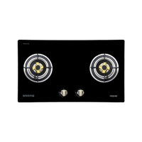 Mayer 2 Burner Glass Gas Hob