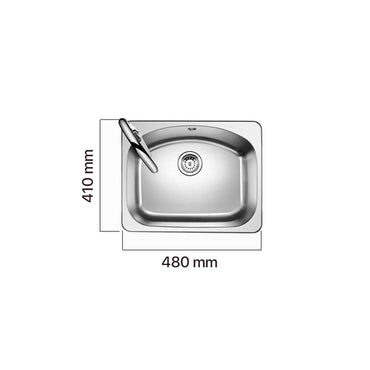 Oulin Single Bowl Top-mount Sink