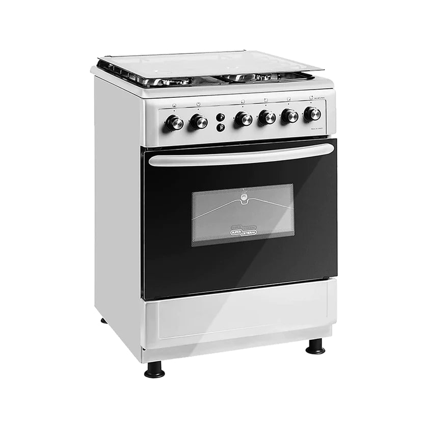 Super General Freestanding 4 Burner Gas Cooker & Oven