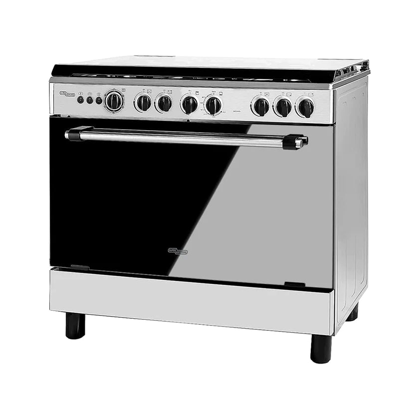 Super General Freestanding 5 Burner Gas Cooker & Oven