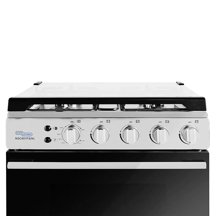 Super General Freestanding 4 Burner Gas Cooker & Oven